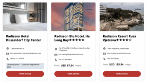 Radisson New Hotels Examples July 2025
