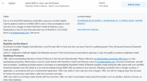 Wyndham Amex Offer