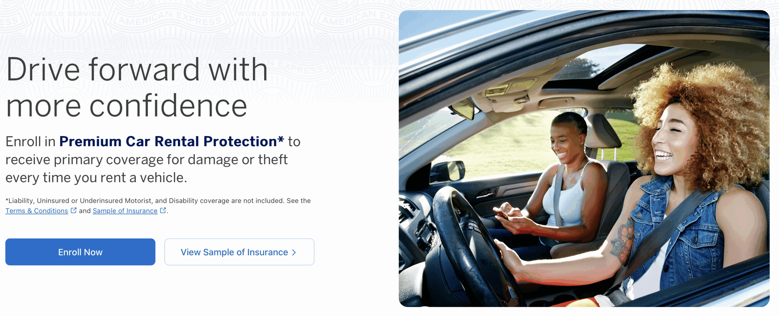 Amex car rental protection enrollment