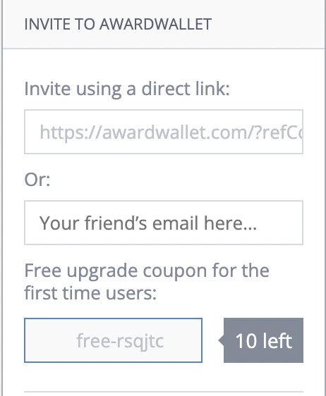 AwardWallet Referrals