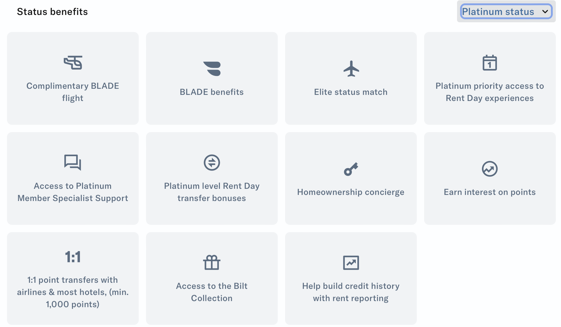 Bilt elite status benefits