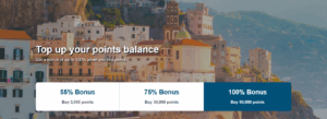 Buy Aeroplan points with a 100% bonus