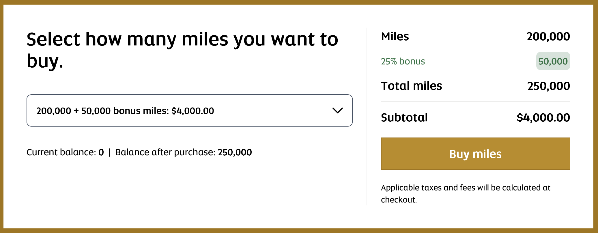 Buy Etihad miles with a 25% bonus promo receipt.