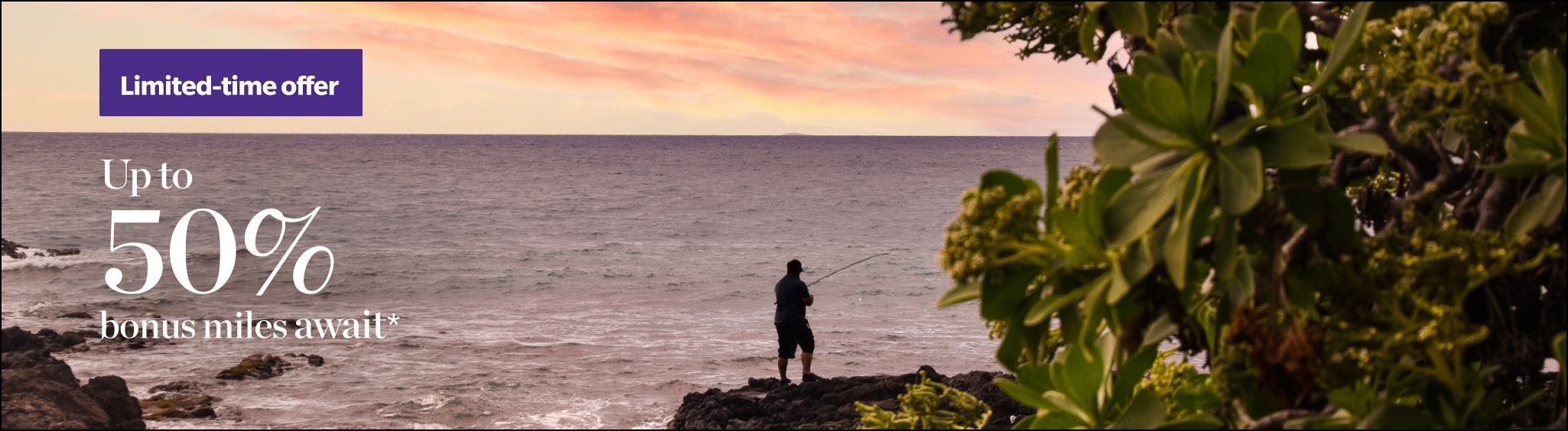 Buy HawaiianMiles with up to a 50% bonus.