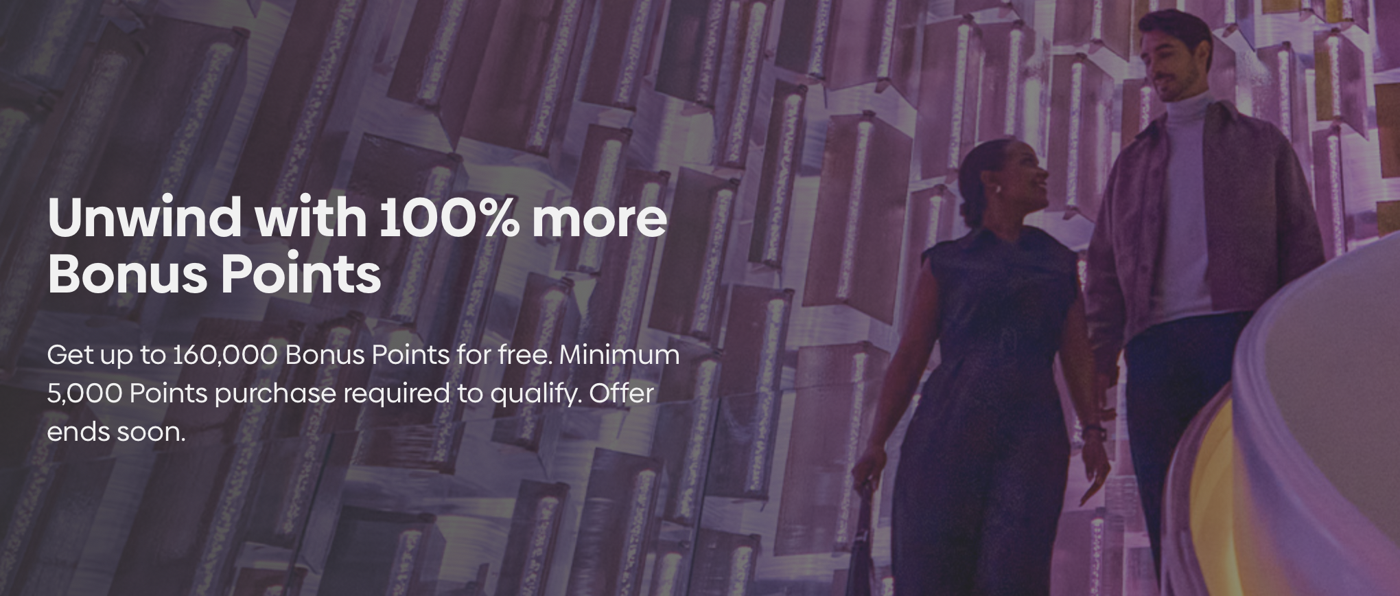 Buy Hilton points with up to a 100% bonus.