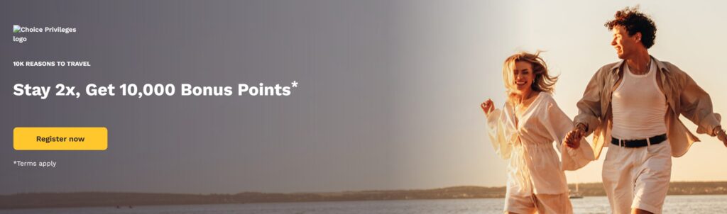 Choice 30,000 Bonus Points (Non-U.S. and Canada Members)
