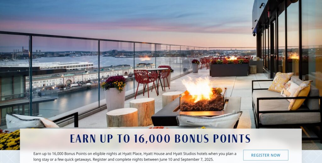 Hyatt 16,000 Points at Hyatt Place, Hyatt House, and Hyatt Studios