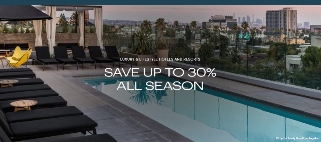 IHG 30 Off Luxury and Lifestyle Hotels 2025 Promotion