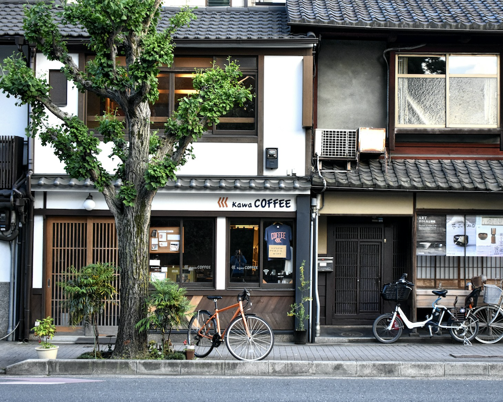 A coffee shop in Japan.