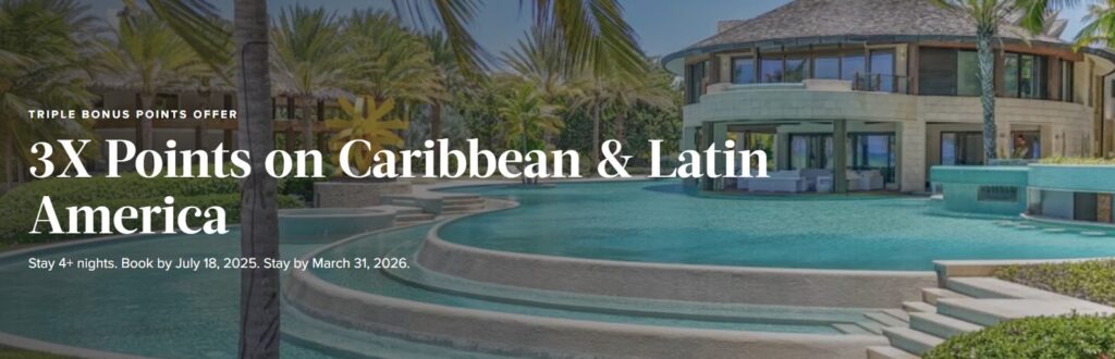 Marriott Homes & Villas 3X Points in Latin America Promotion