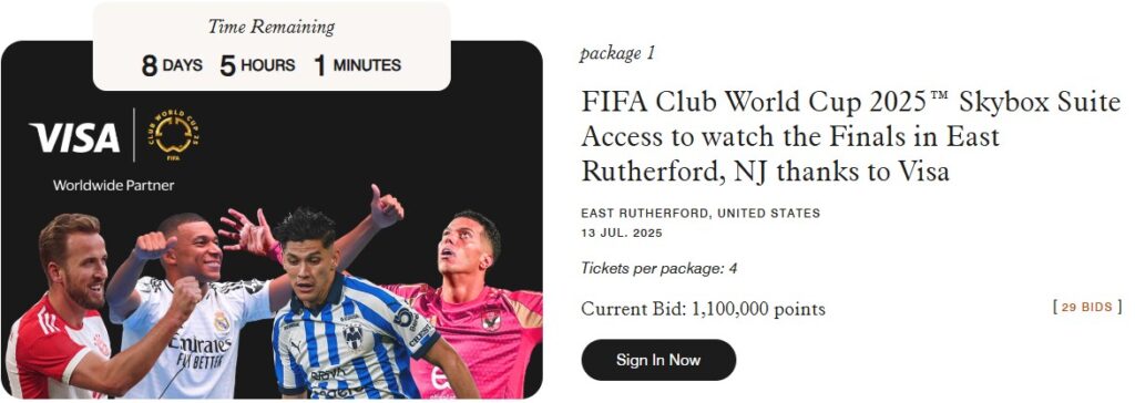 Marriott Moments FIFA World Cup 2025 Finals Package