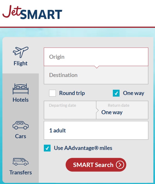 JetSMART award search