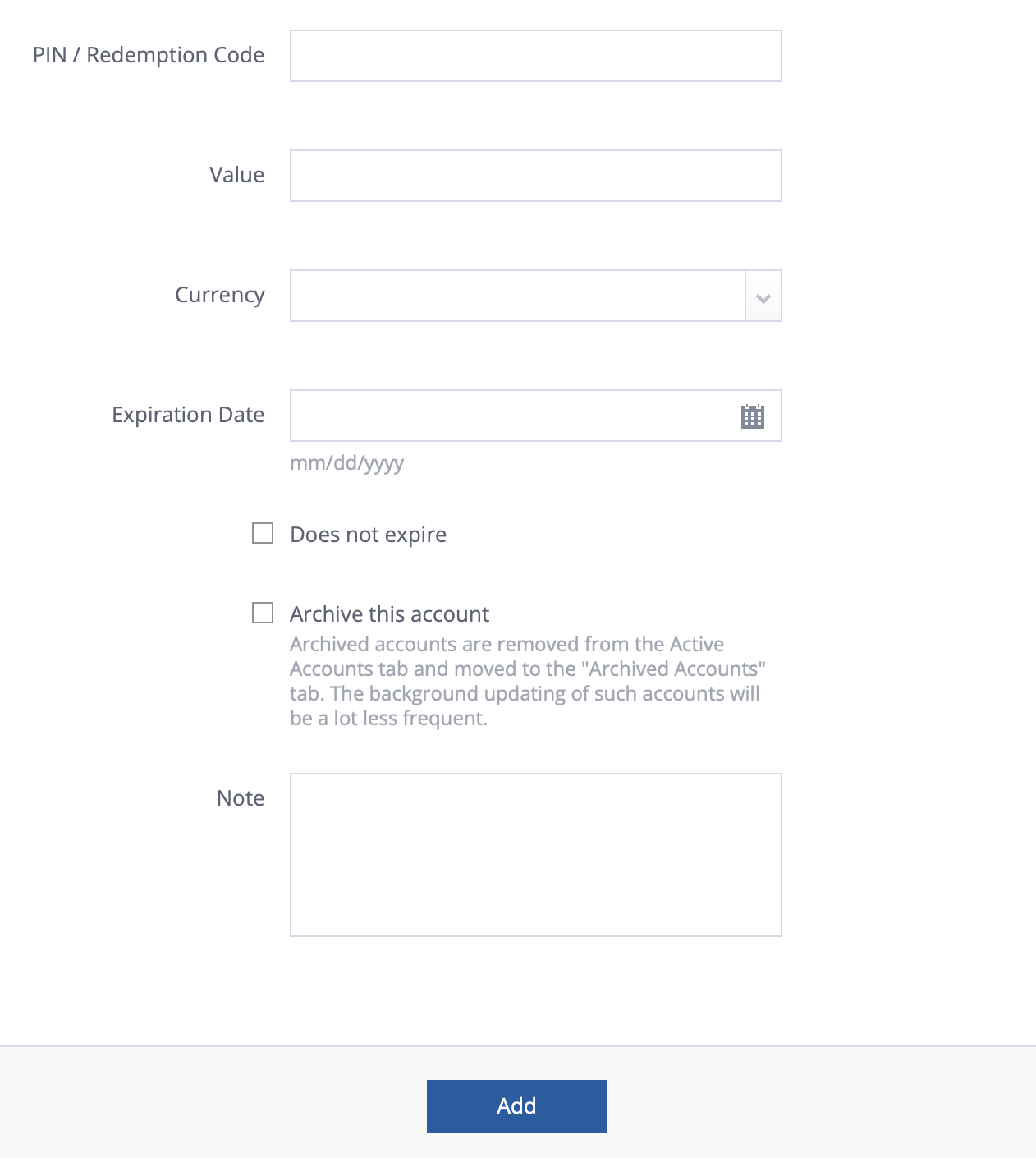 AwardWallet manually track certificate details.