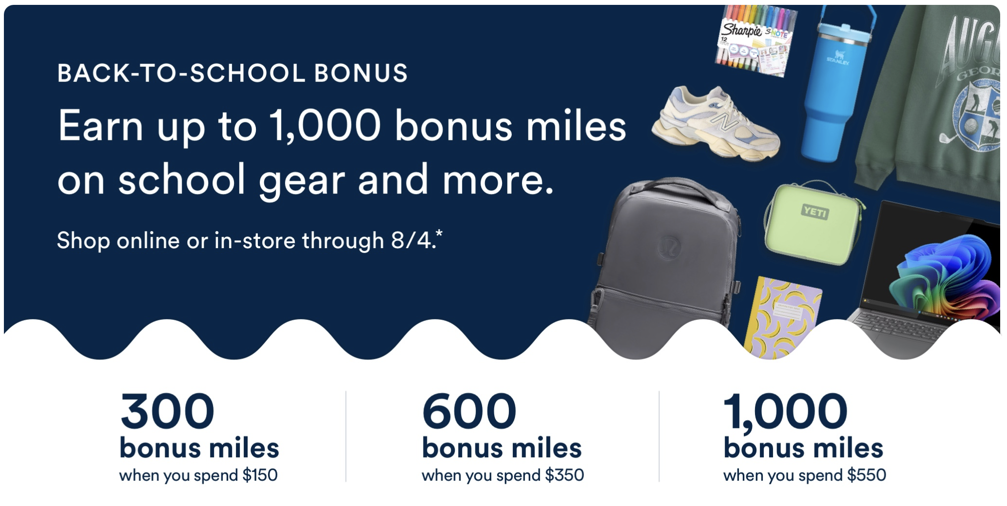 Alaska Airlines back to school promo