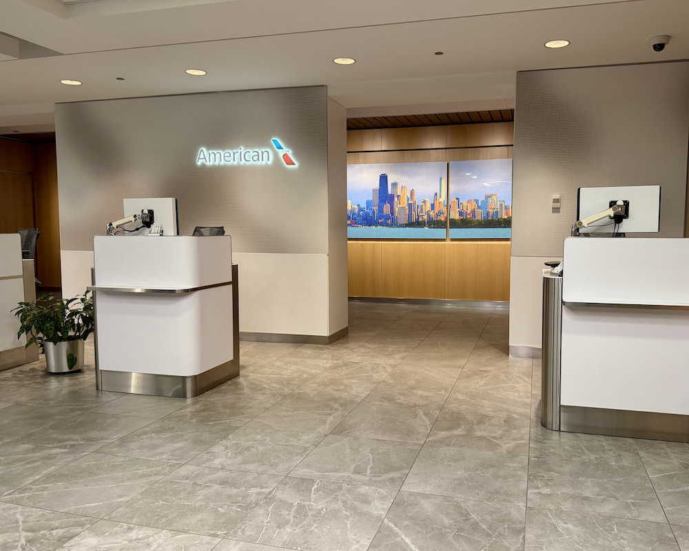 American Airlines Flagship Lounge at ORD.