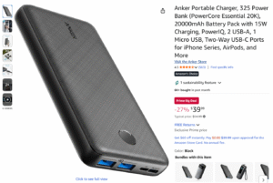 Anker power bank discounted for Amazon Prime Deal Days