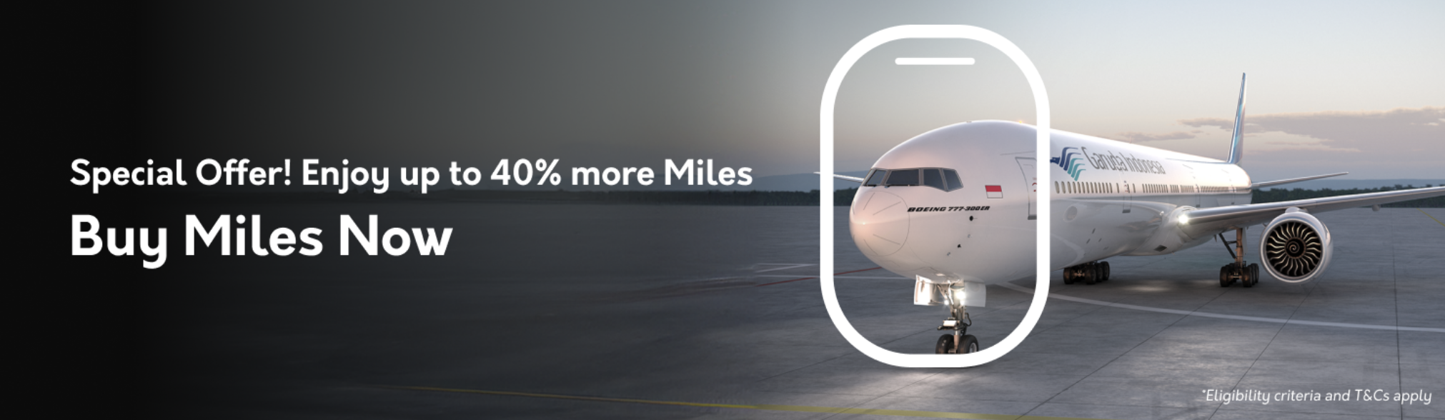 Garuda Indonesia buy miles sale.