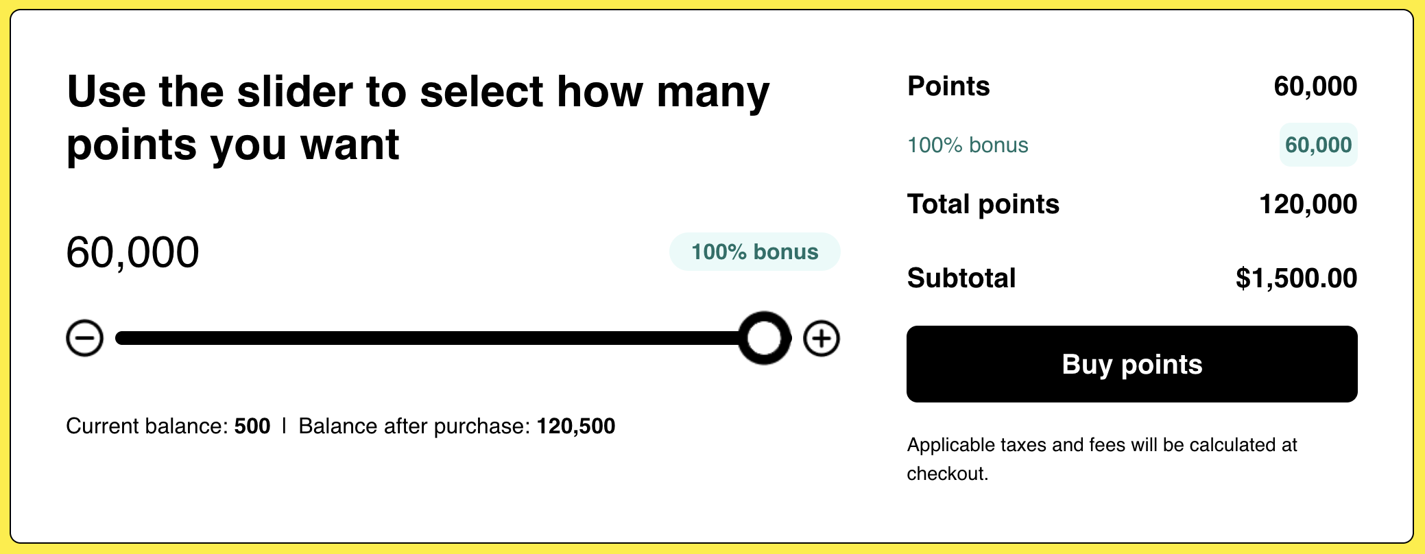 Spirit Airlines buy points receipt.