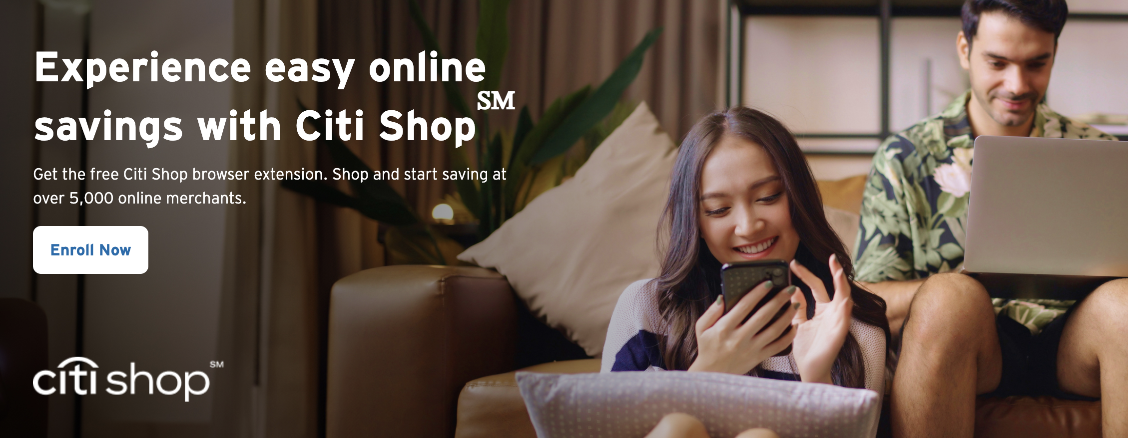 Citi Shop web banner.