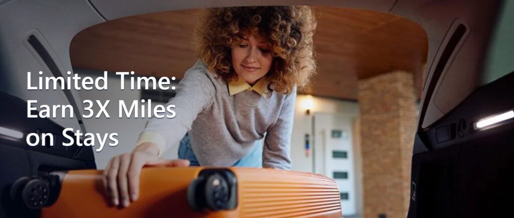 Delta 3X Miles on Stays 2025 Promotion