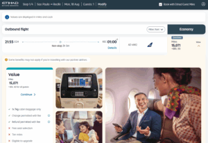 Etihad Guest redemption on Azul from Sao Paulo to Rio de Janeiro