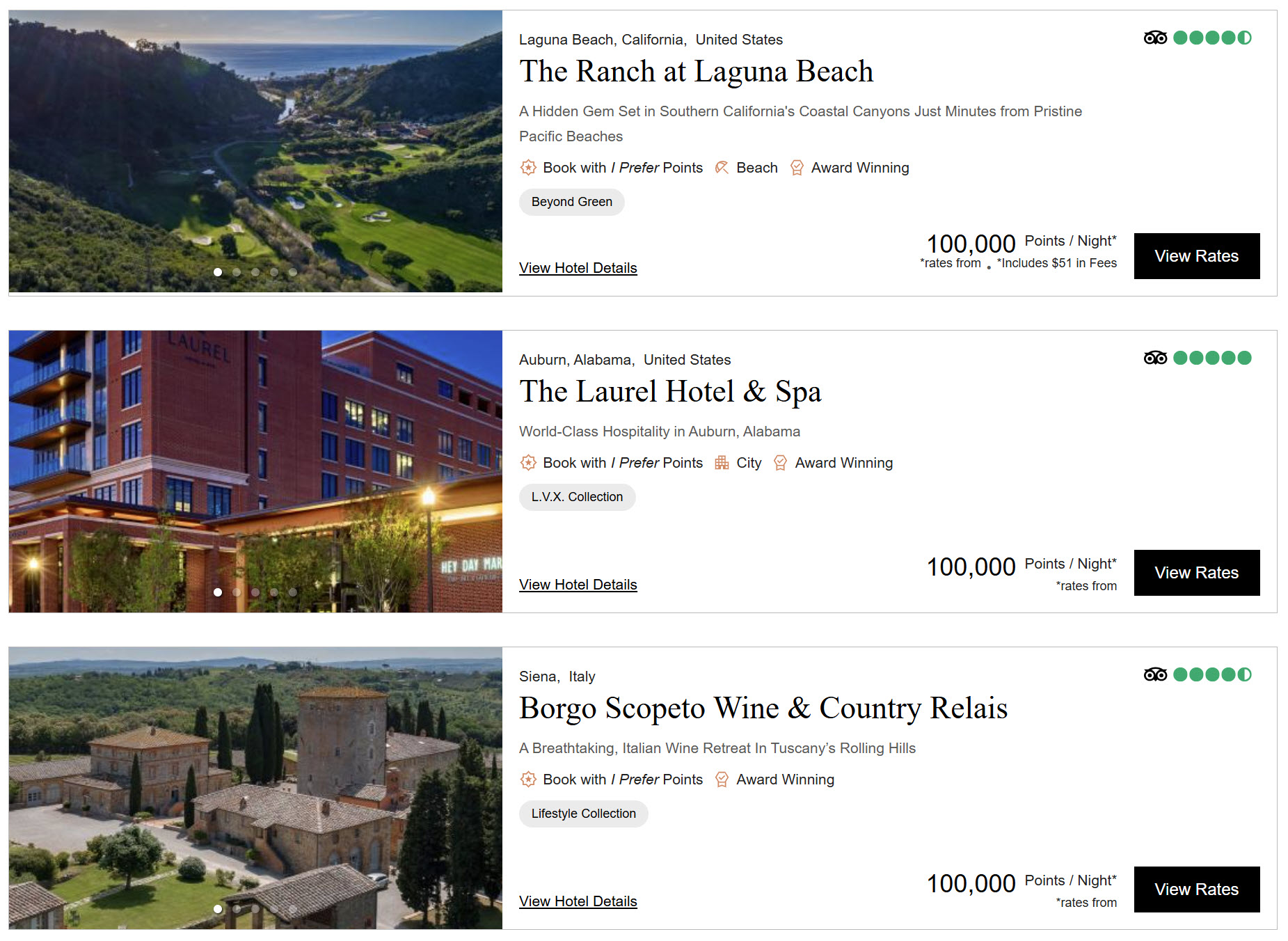 I prefer 100k Hotels