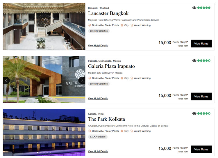 I prefer 15k Hotels
