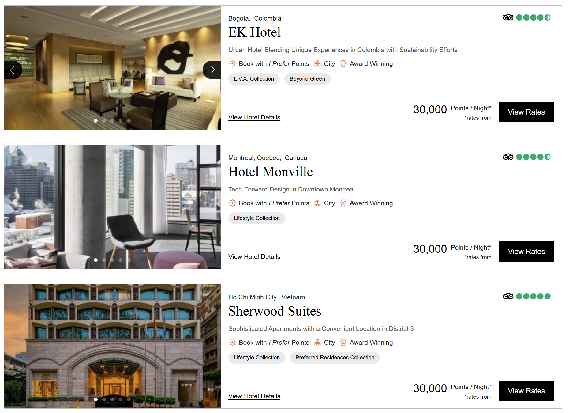 I prefer 30k Hotels