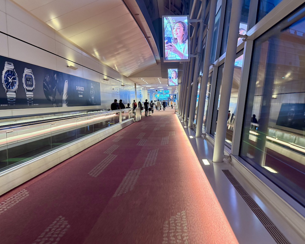 Walkway to HND immigration hall