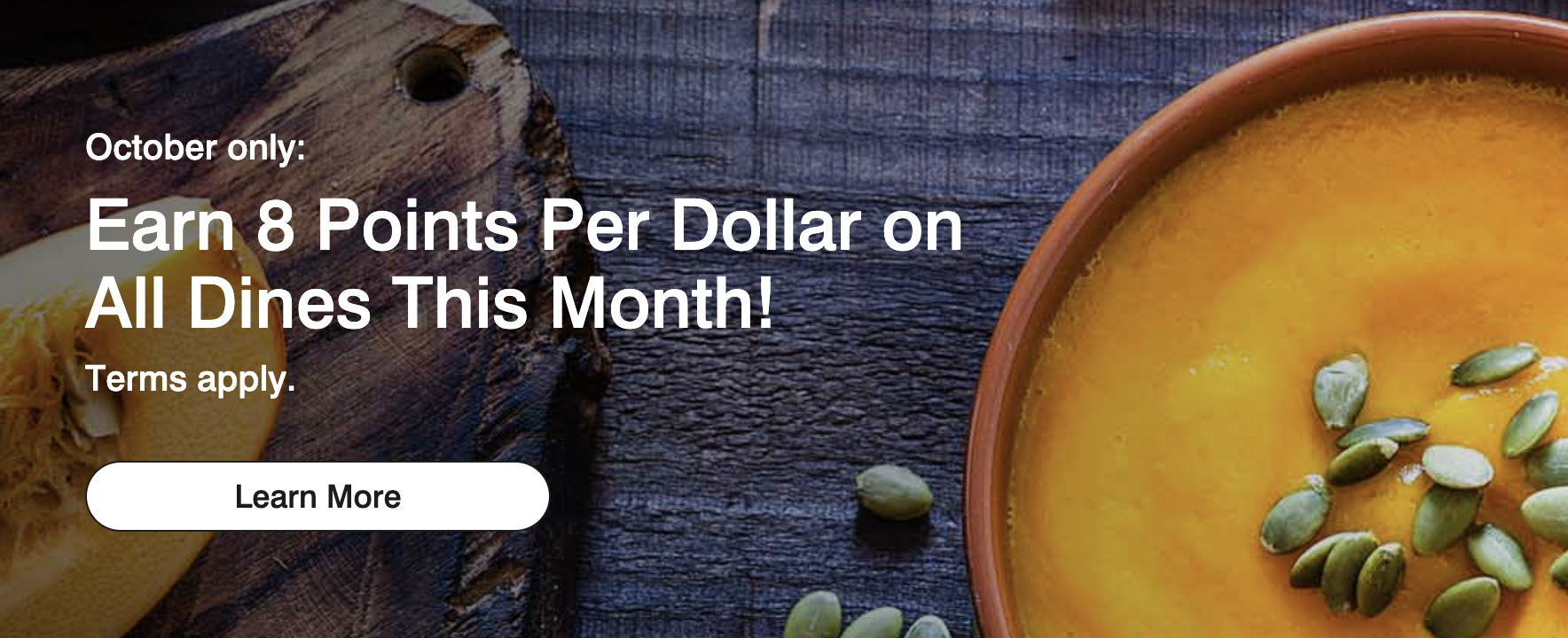 Marriott Eat Around Town new member bonus.