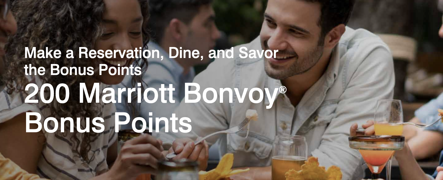 Marriott Eat Around Town reservation bonus.