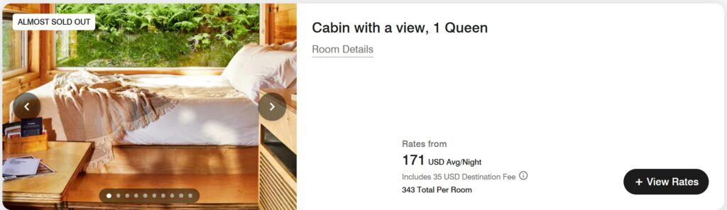 Marriott Postcard Cabins Chattahoochee Example