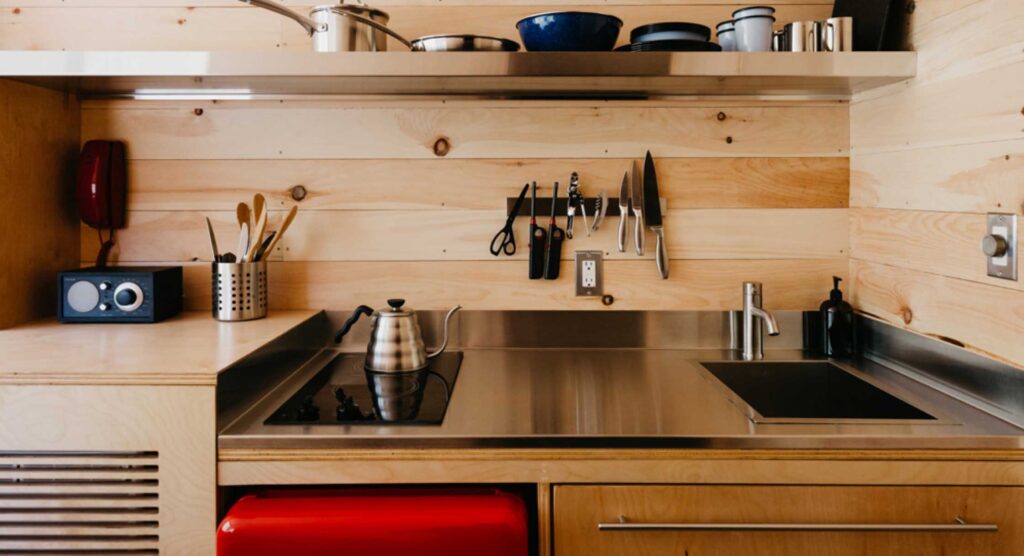 Postcard Cabins Kitchenette