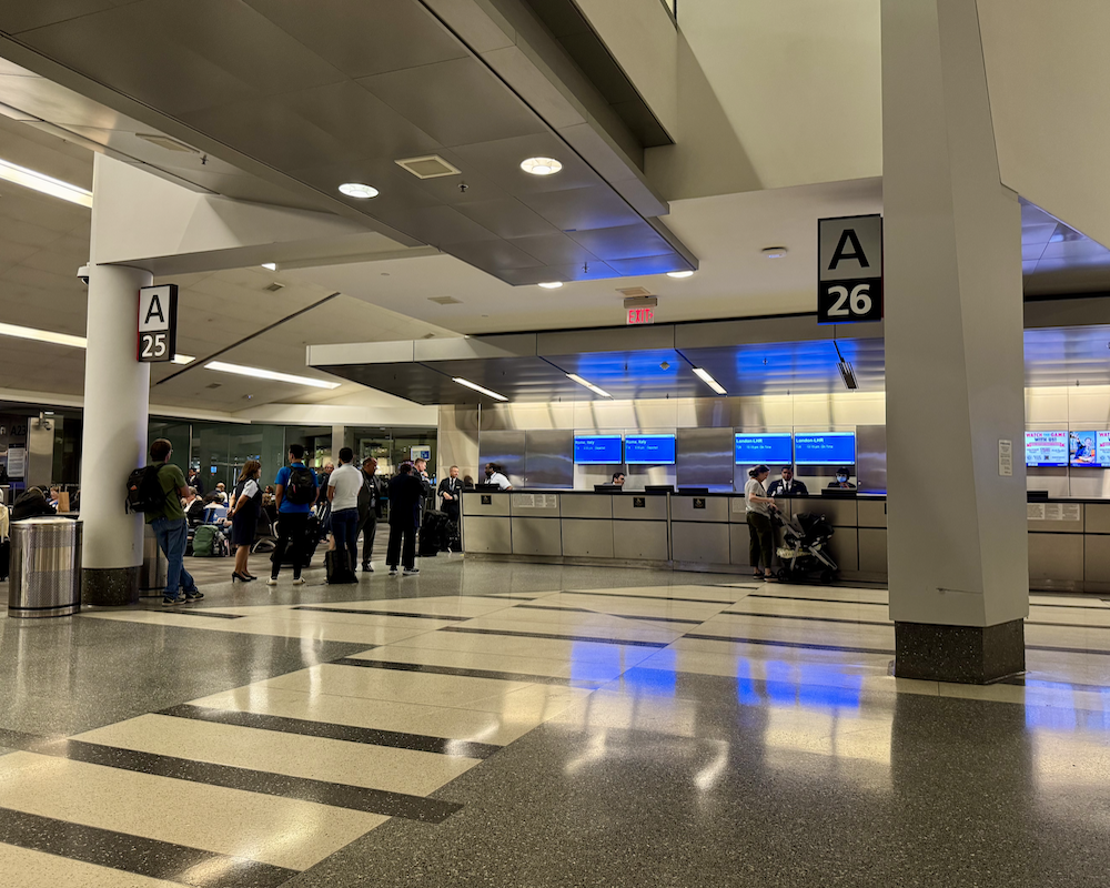 Boarding gate at PHL.