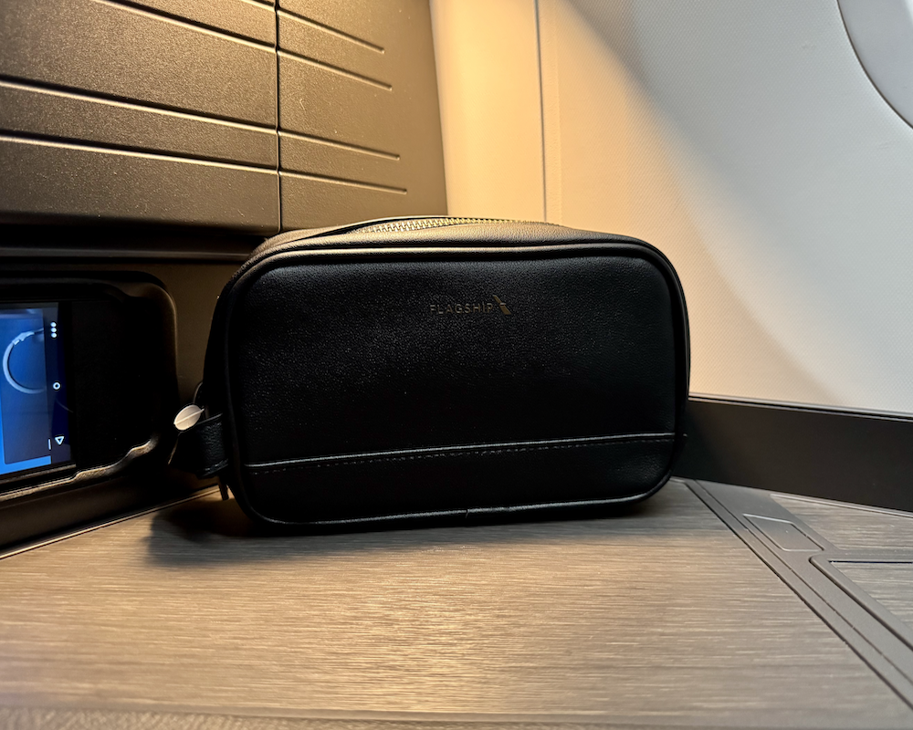 American Airlines business class amenity kit
