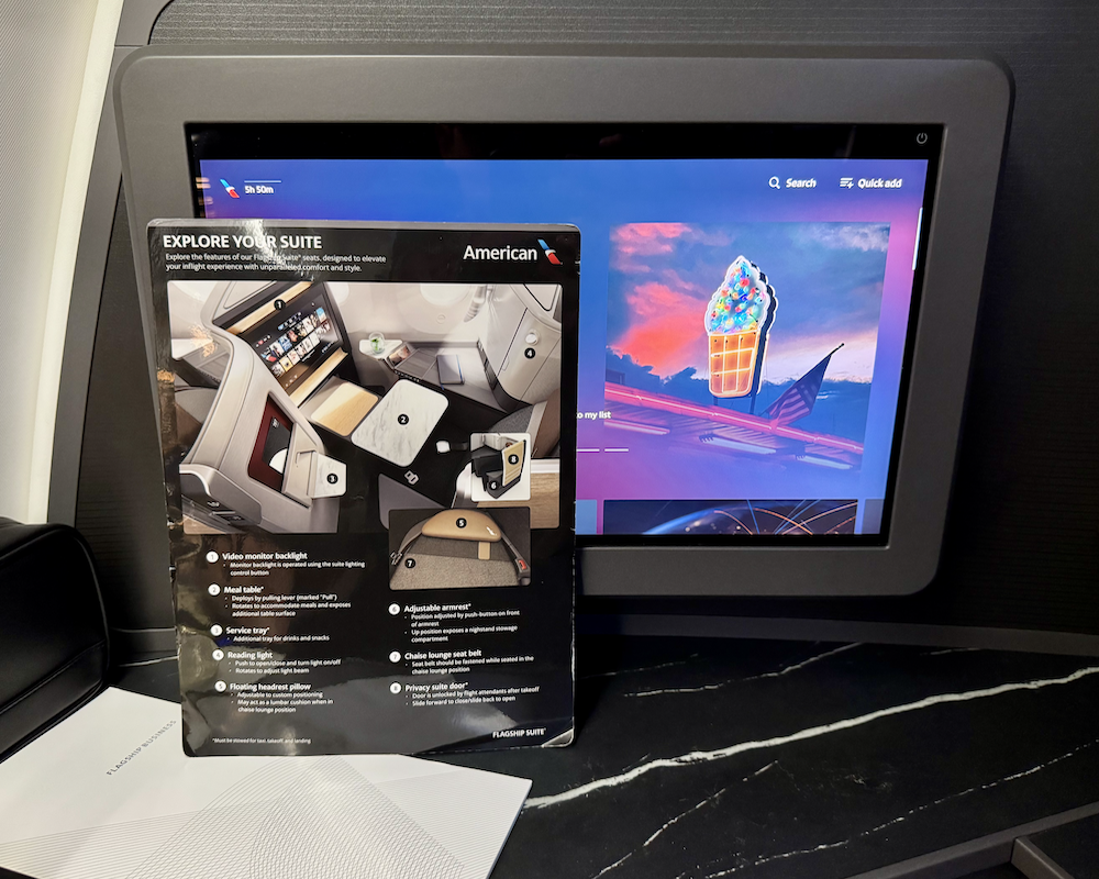 American Airlines business class seat guide