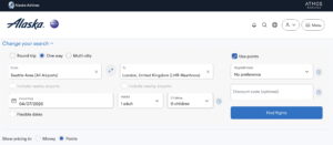 How to search for award flights with Atmos Rewards