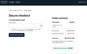 Buying points with Alaska Airlines Atmos Rewards