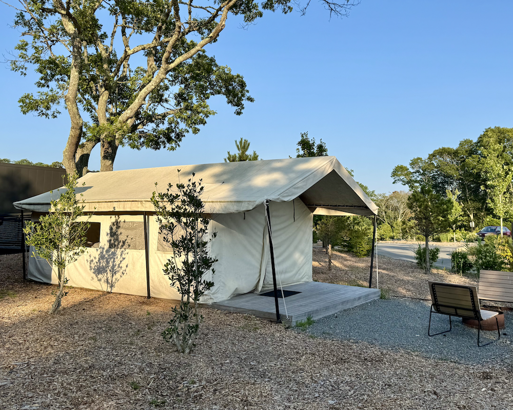 AutoCamp Cape Cod tent campsite.