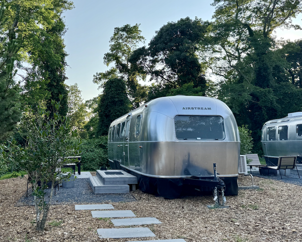 AutoCamp Cape Cod Airstream campsite.