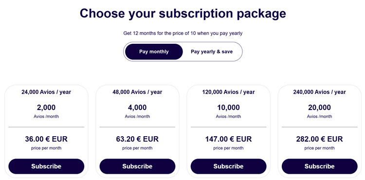 Finnair Avios Subscription 3