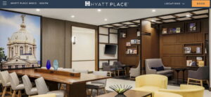 Screenshot of Hyatt's website for Hyatt Place Waco
