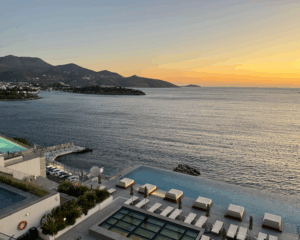 9th floor infinity pool at the InterContinental Crete