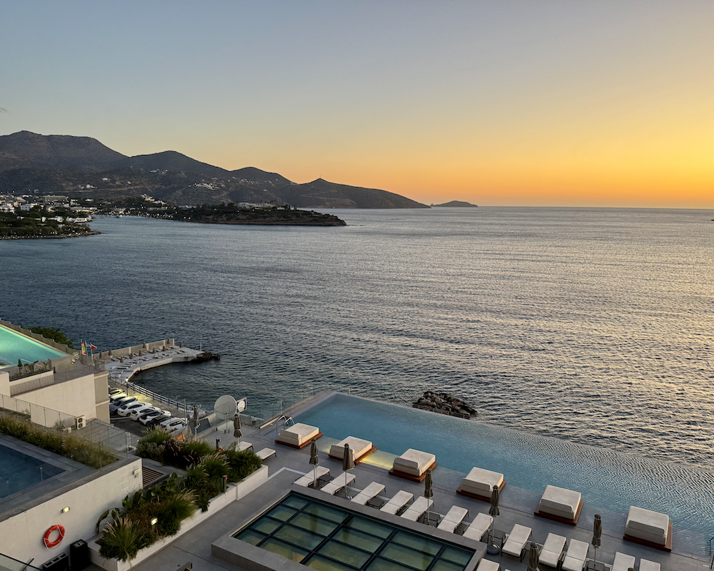 9th floor infinity pool at the InterContinental Crete