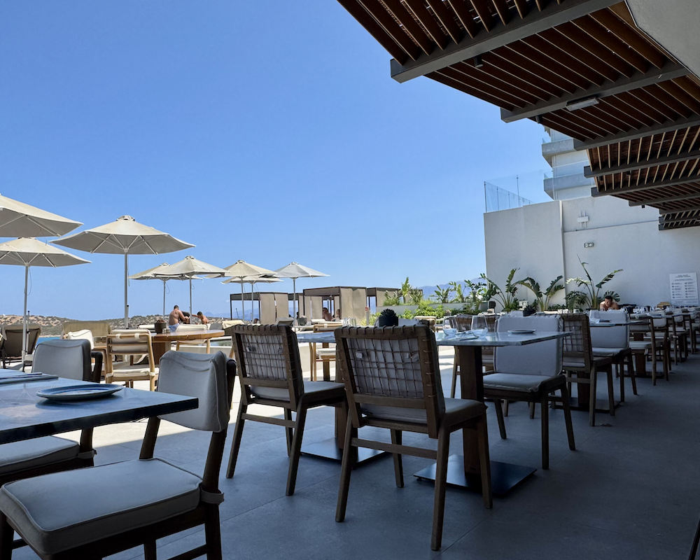 InterContinental Crete 5th floor pool deck/restaurant
