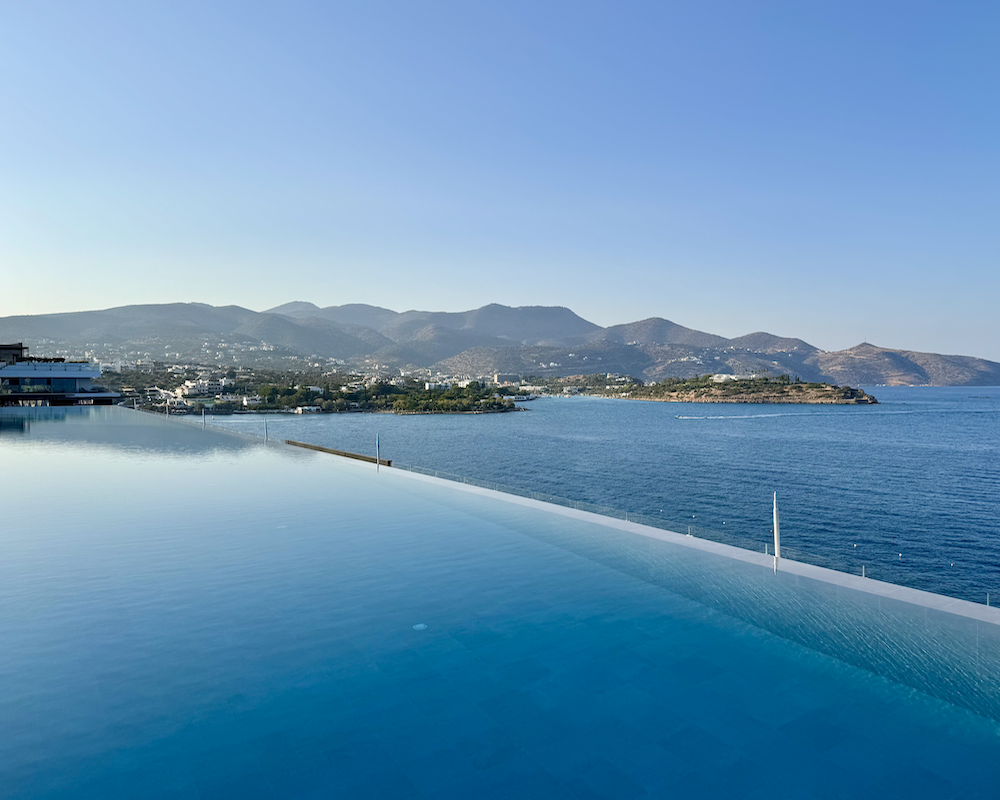 InterContinental Crete infinity pool.
