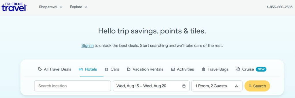JetBlue True Blue Travel