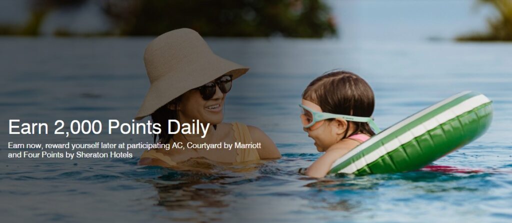 Marriott 2,000 Points at Select Brands 2025 Promotion