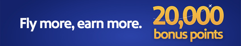 Southwest 20k Points Promo Banner