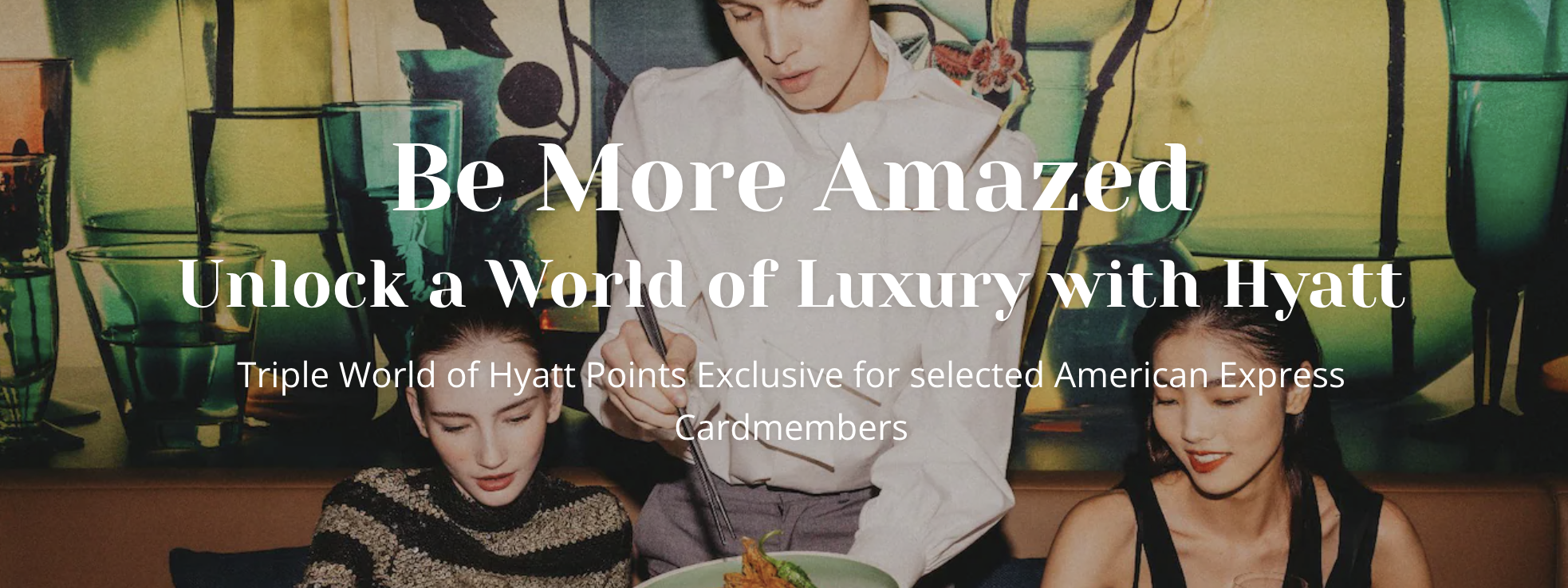 A screenshot of the trip World of Hyatt points offer